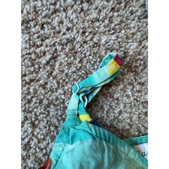 Planet Fish dress, size women's medium; Vintage; Flowers & fish design; hawaiian - Picture 9 of 9